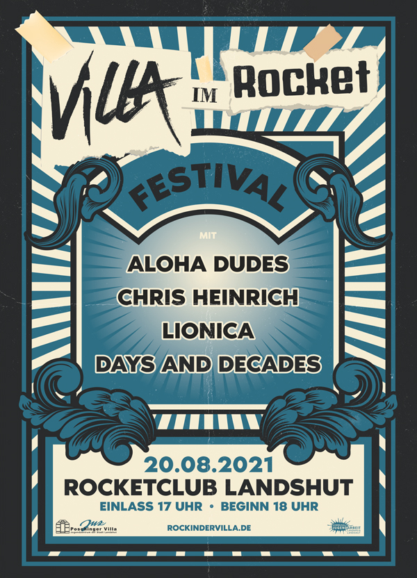 Aktuelles Rock in der Villa Plakat